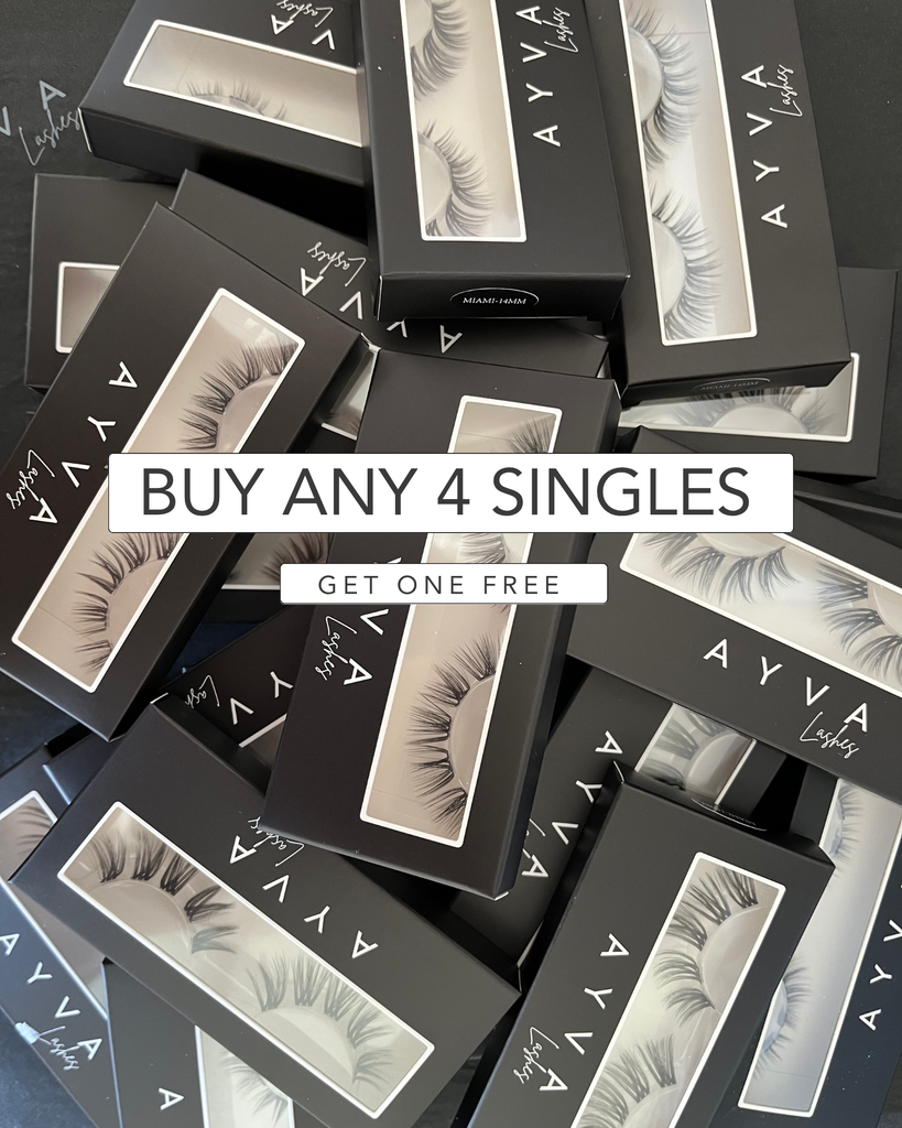 Buy 4 Single Lashes, Get 1 Free Lash