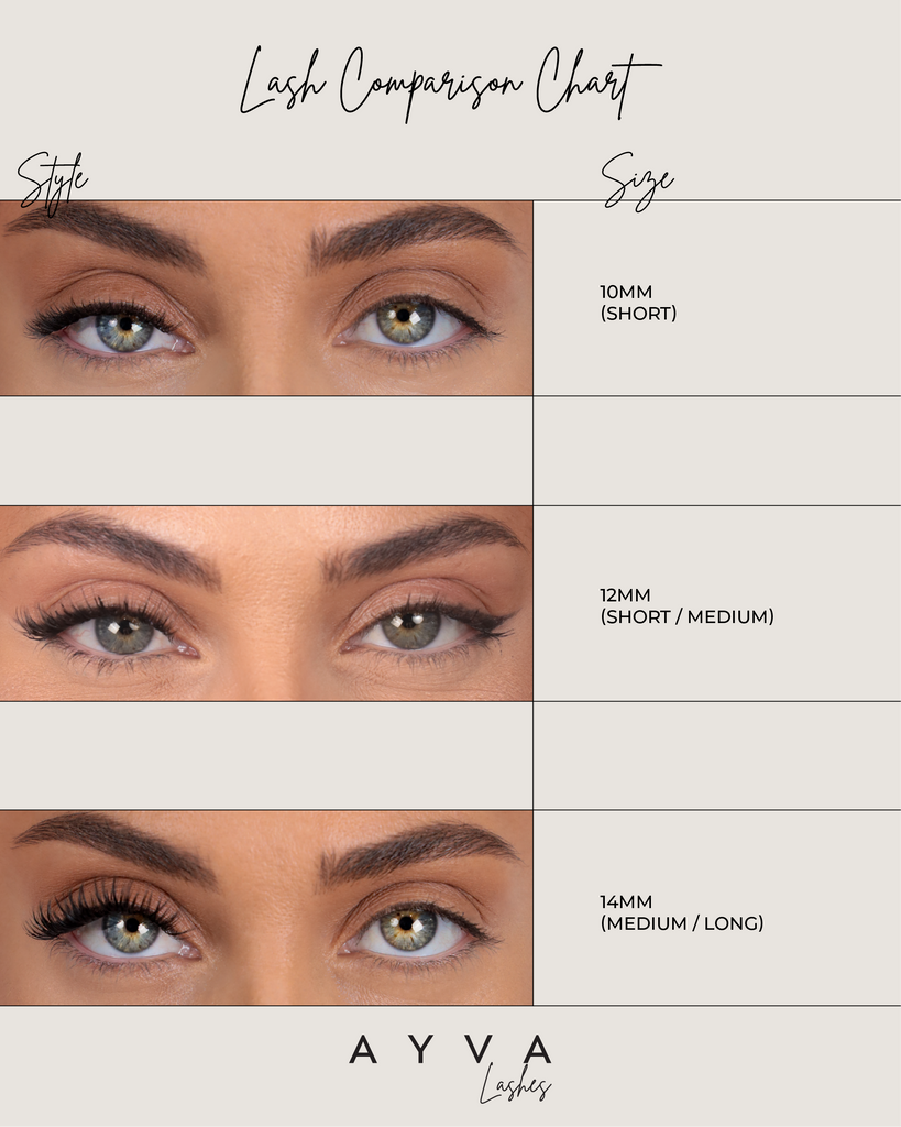 Lash Comparison | Ayva Lashes